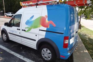Google Fiber Van
