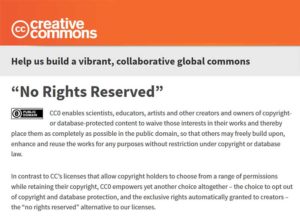 Creative Commons CC0