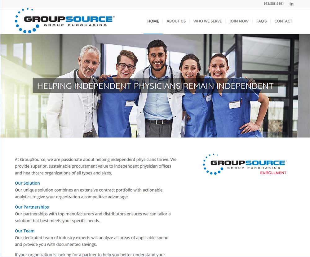 Blue Gurus: GroupSource Website