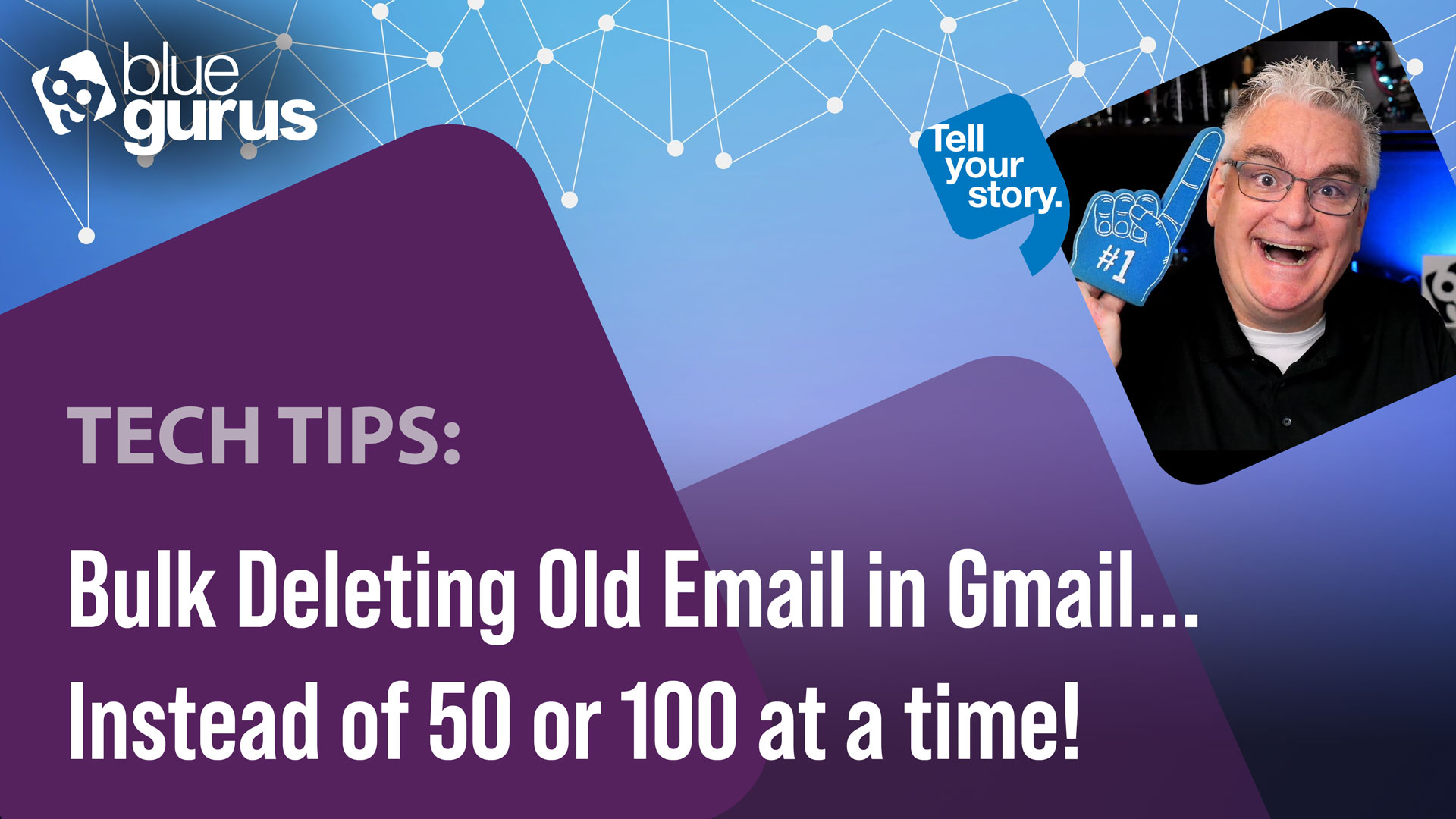 Tech Tips: Bulk Deleting Old Email in Gmail… Instead of 50 or 100 at a time!